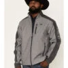 Cinch Men's Textured Logo Softshell Colorblock CC Jacket  -Ariat || Wrangler || Carhartt Shop 2000375169 020 P1
