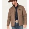 Cinch Men's Solid Brushed Twill Snap-Front Canvas Jacket 1 Cinch Men's Solid Brushed Twill Snap-Front Canvas Jacket -Ariat || Wrangler || Carhartt Shop 2000375186 020 P1