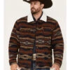 Cinch Men's Southwestern Print Sherpa-Lined Snap Wool Trucker Jacket 2 Cinch Men's Southwestern Print Sherpa-Lined Snap Wool Trucker Jacket -Ariat || Wrangler || Carhartt Shop 2000375198 900 P1
