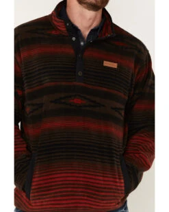 Cinch Men's Stripe 1/4 Snap Fleece Pullover -Ariat || Wrangler || Carhartt Shop 2000375577 200 P3