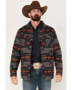 Rock & Roll Denim Men's Southwestern Print Shacket