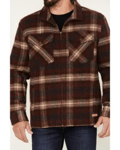Powder River Outfitters Men's Plaid Print Full-Zip Wool Jacket 8 Powder River Outfitters Men's Plaid Print Full-Zip Wool Jacket -Ariat || Wrangler || Carhartt Shop 2000376138 640 P3