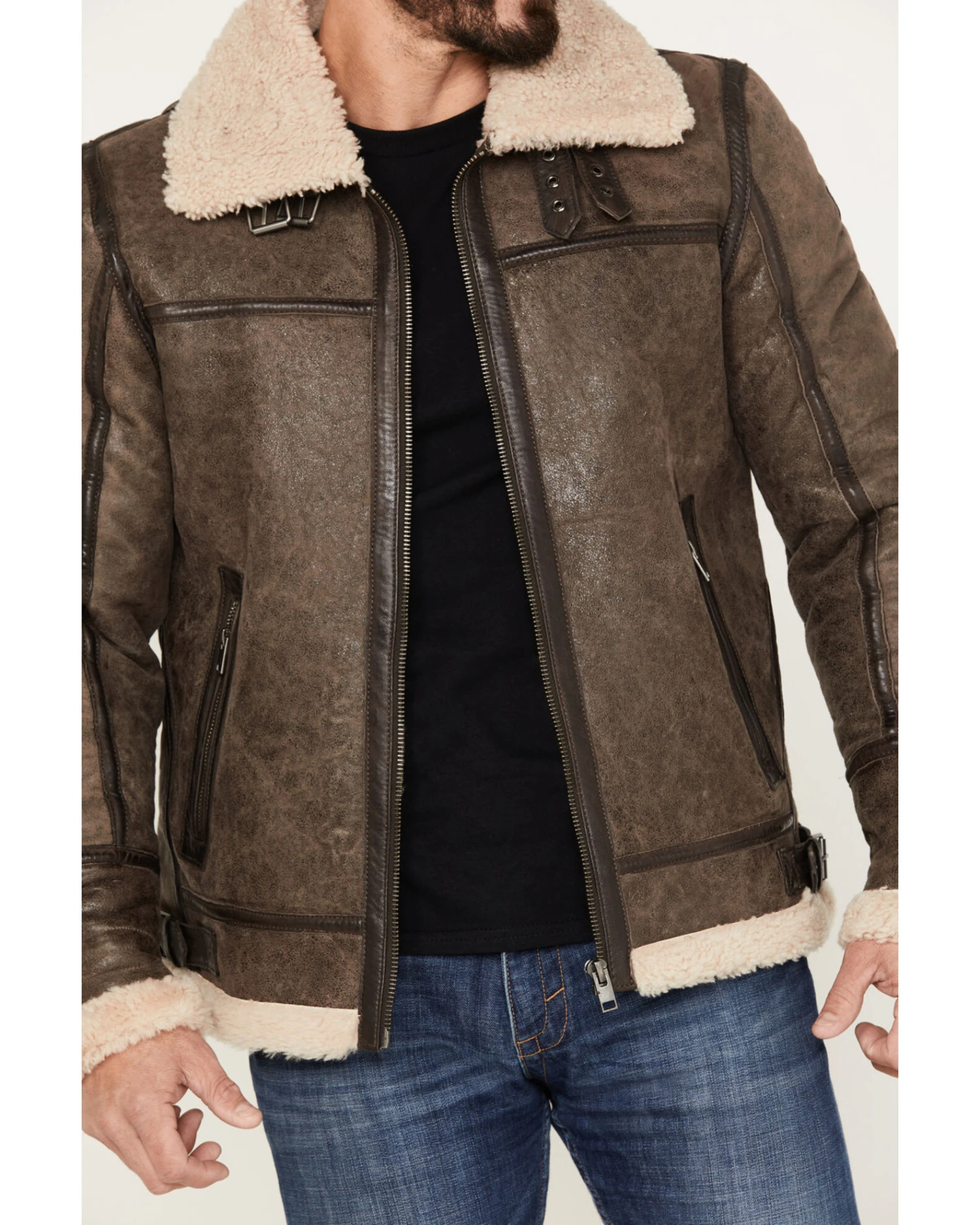 Mauritius Leather Men's Flight Jacket 5 Mauritius Leather Men's Flight Jacket - Image 3