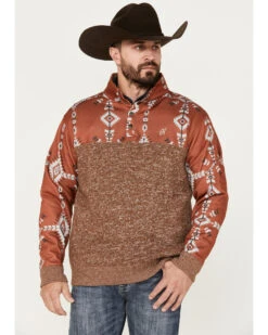 Hooey Men's Stevie Southwestern Print Pullover