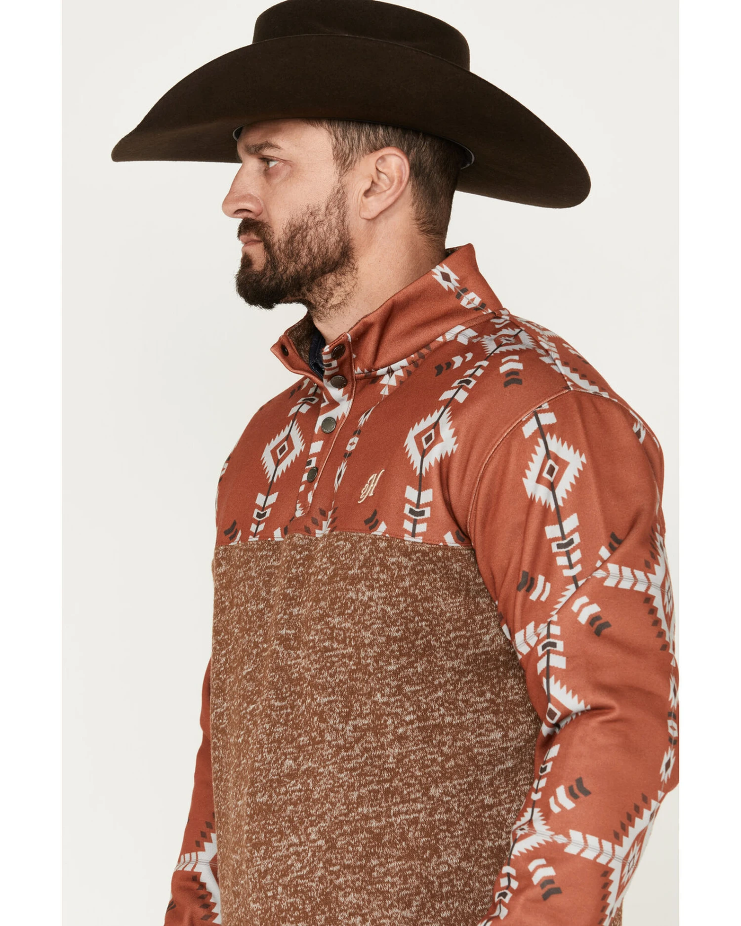 Hooey Men's Stevie Southwestern Print Pullover 4 Hooey Men's Stevie Southwestern Print Pullover - Image 2