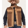 Blue Ranchwear Men's Waxed Canvas Vest -Ariat || Wrangler || Carhartt Shop 2000380577 250 P1