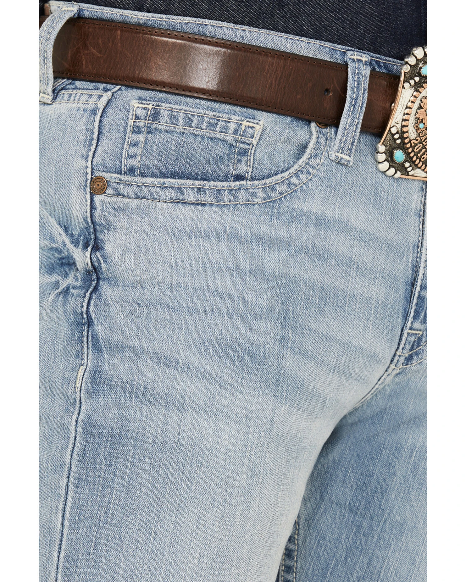 Cody James Men's Owens Light Wash Slim Boot Stretch Denim Jeans 4 Cody James Men's Owens Light Wash Slim Boot Stretch Denim Jeans - Image 2