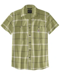 Carhartt Men's Rugged Flex Relaxed Fit Lightweight Short Sleeve Work Shirt