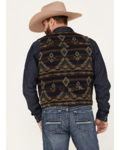 Cody James Men's Dakota Southwestern Jacquard Vest -Ariat || Wrangler || Carhartt Shop 2000383181 200 P4