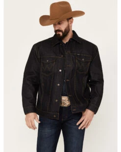 Wrangler X Pendleton Men's Dark Wash Denim JacketÂ