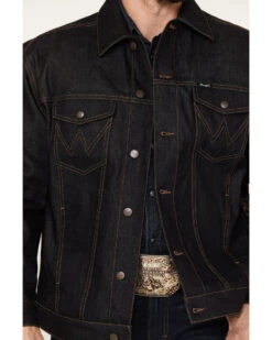 Wrangler X Pendleton Men's Dark Wash Denim Jacket  -Ariat || Wrangler || Carhartt Shop 2000384601 417 P3