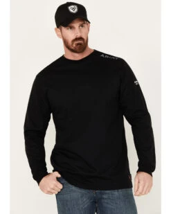 Ariat Men's FR Raising The Flag Long Sleeve Work T-Shirt