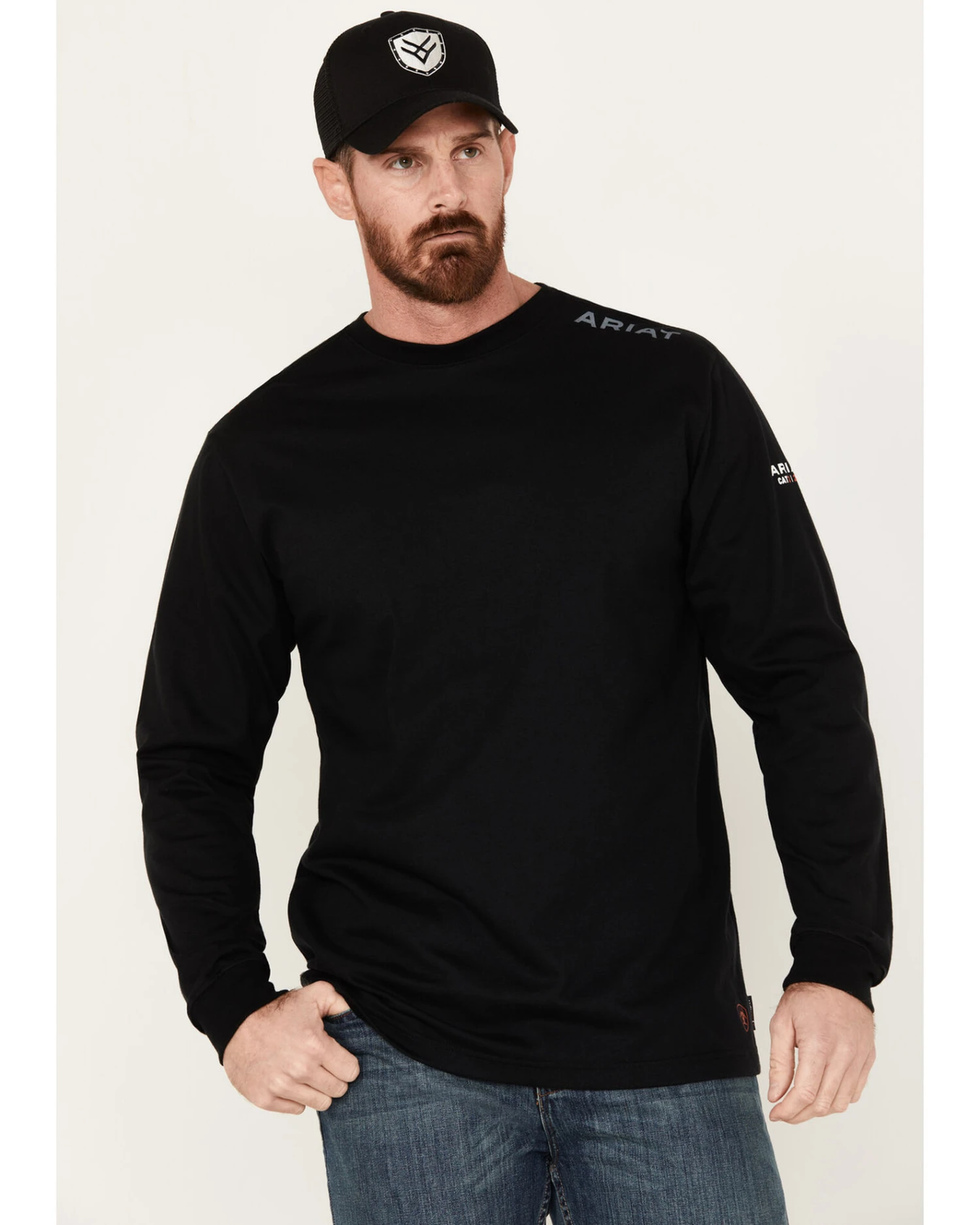 Ariat Men's FR Raising The Flag Long Sleeve Work T-Shirt 3 Ariat Men's FR Raising The Flag Long Sleeve Work T-Shirt