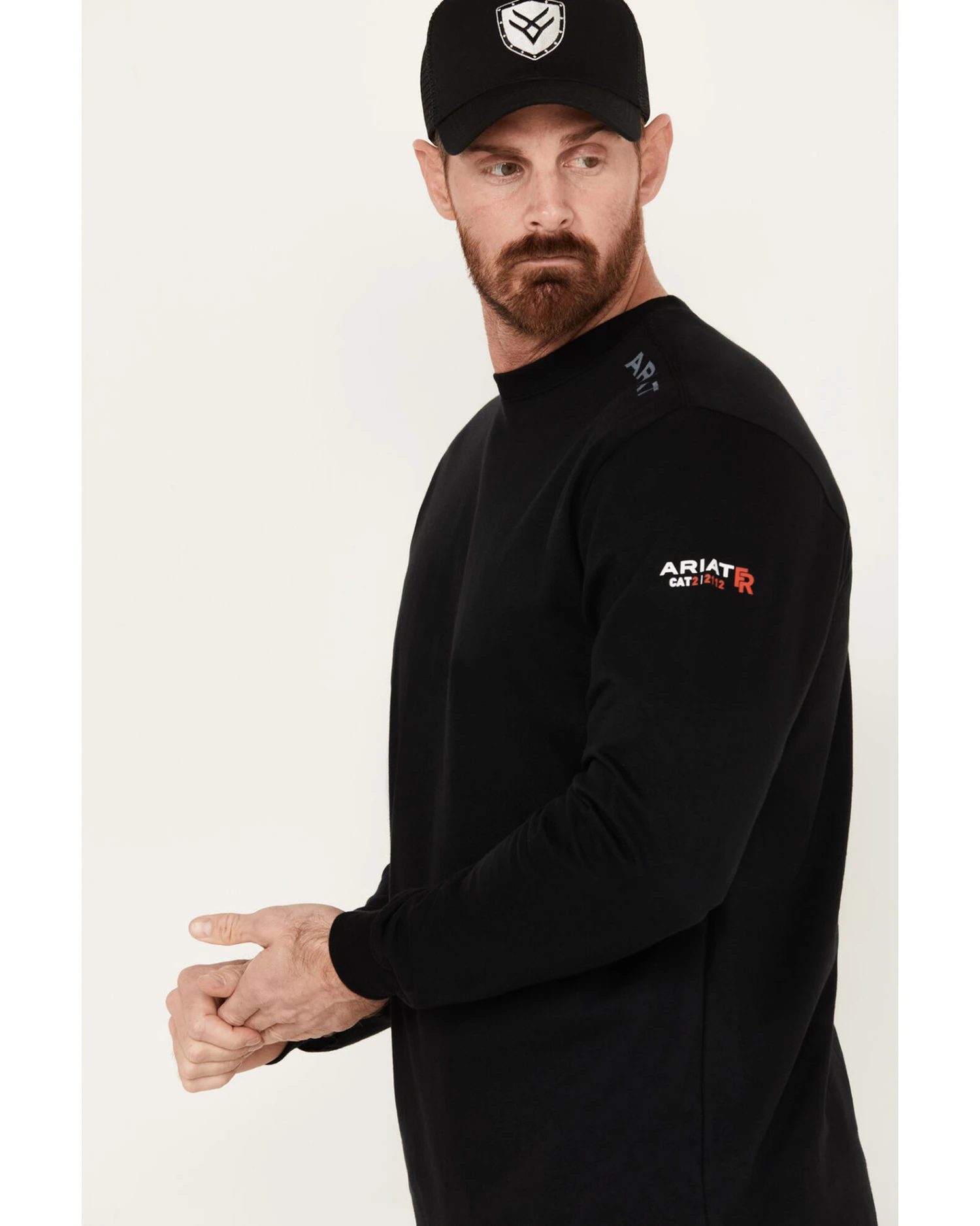 Ariat Men's FR Raising The Flag Long Sleeve Work T-Shirt 4 Ariat Men's FR Raising The Flag Long Sleeve Work T-Shirt - Image 2