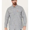 Ariat Men's FR Plaid Print Featherlight Long Sleeve Button Down Work Shirt -Ariat || Wrangler || Carhartt Shop 2000384725 400 P1