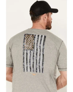 Ariat Men's Rebar Workman Reflective Flag Short Sleeve T-Shirt 9 Ariat Men's Rebar Workman Reflective Flag Short Sleeve T-Shirt -Ariat || Wrangler || Carhartt Shop 2000384742 070 P4