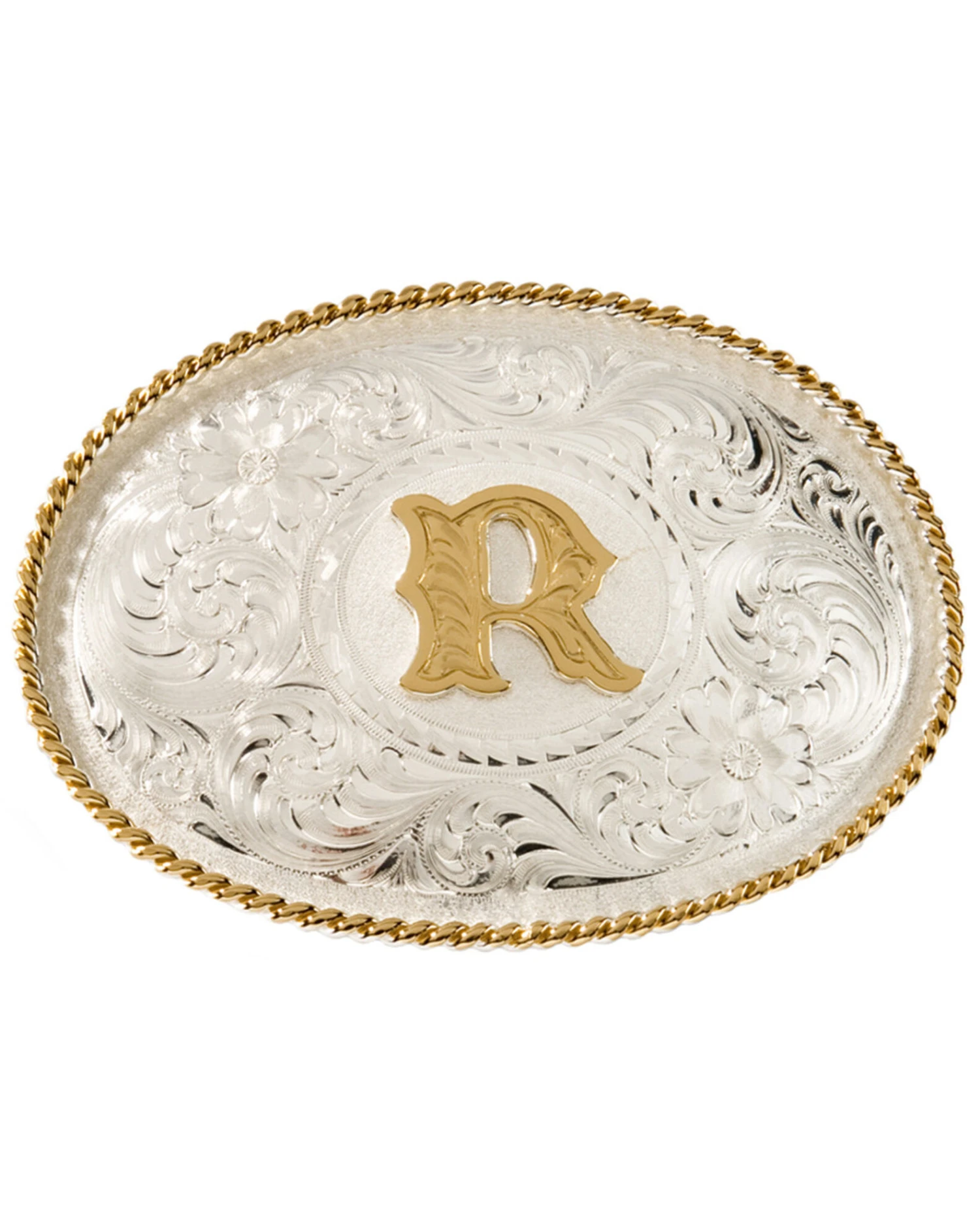 Montana Silversmiths Initial R Western Buckle 3 Montana Silversmiths Initial R Western Buckle